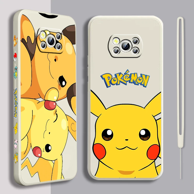 

Cute Cartoon P-Pikachus P-Pokemones Back Phone Case