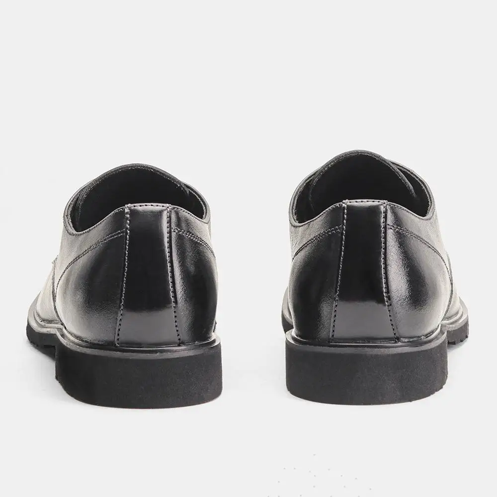 Men's Casual Shoes Genuine Cow Leather Cap-Toe Derby Casual Shoes For Man Daily Wear Man Shoes Lace Up