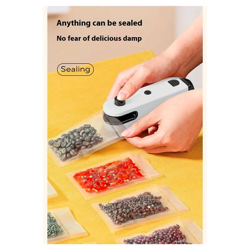 B45CLXY 5-In-1 Household Mini Sealing Machine Usb Charging Multi-Function Sealing Machine Cutting Sealing Dual-Purpose Heating