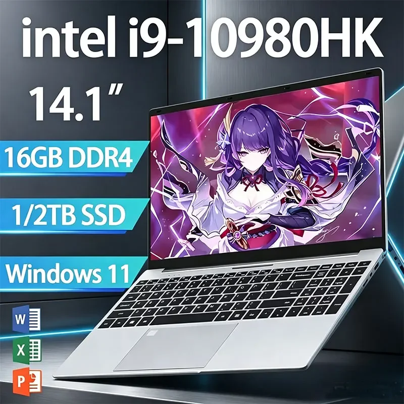 Intel Core I9 10980HK Laptop Windows 11 14.1 Inch 16GB RAM …