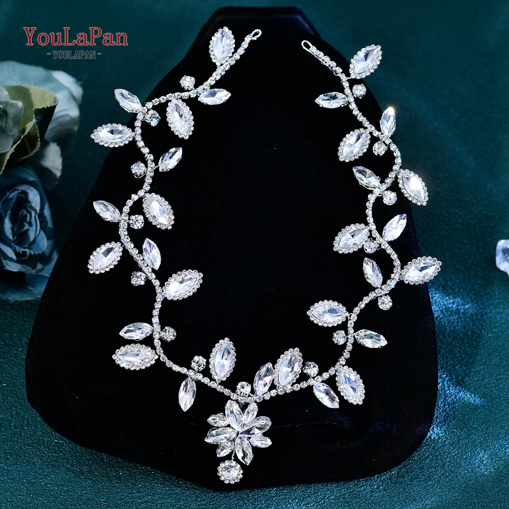 YouLaPan Bruiloft Bruids Strass Hoofdband Vrouwen Hoofddeksels Bruid Haar Sieraden Banket Party Haaraccessoires Hoofdtooi HP928