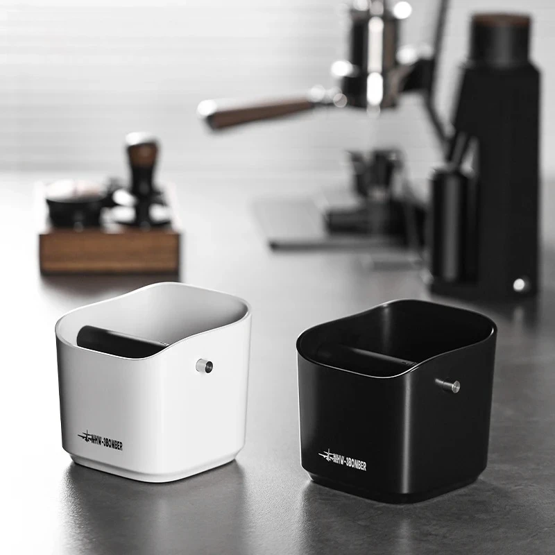 1.2L square coffee tapping box anti slip pad with detachable professional home barista accessories
