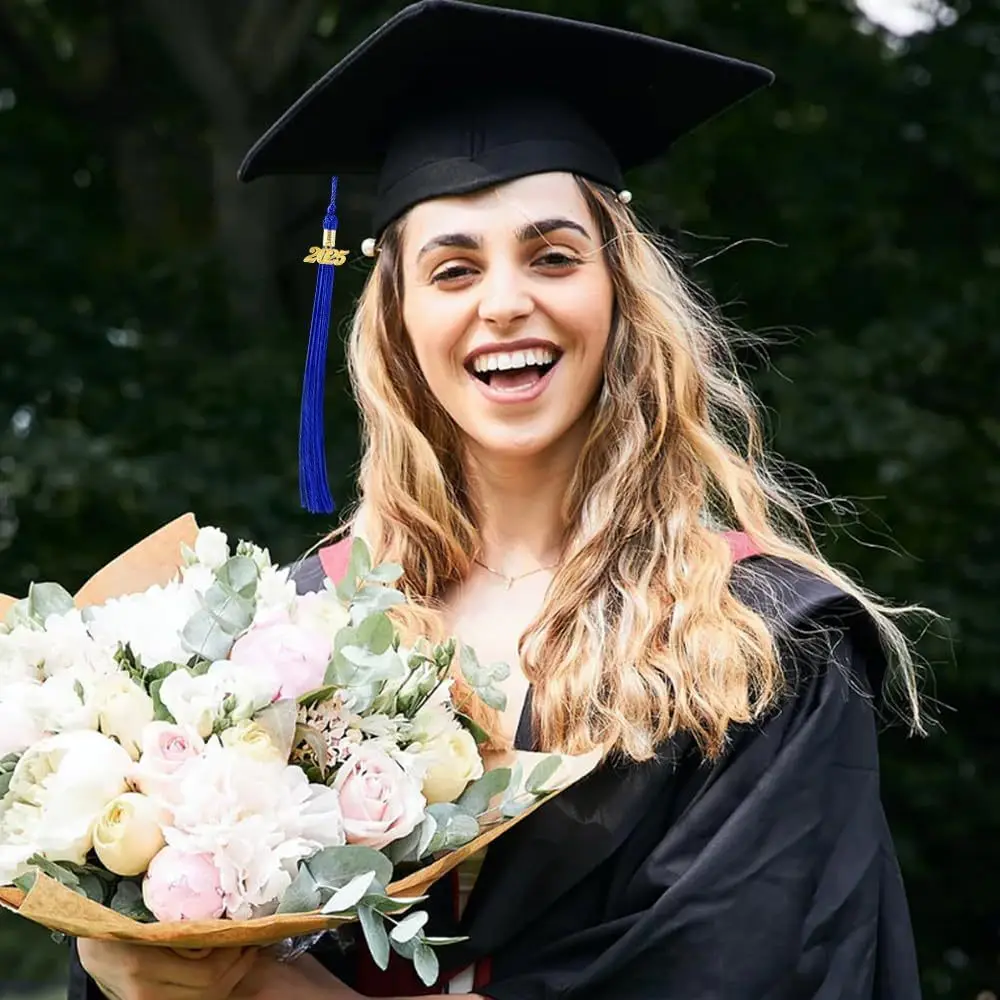 Graduation Gown College School Uniform Clothing Cap Set Unisex Matte Clothes for High School