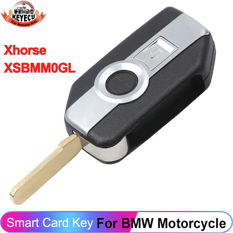 KEYECU Xhorse XM38 VVDI Smart Key XSBMM0GL For BMW Motorcycle Support 8A Smart Remote Key Type 4D 80 Bit Key Type