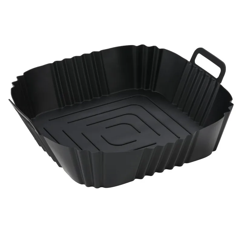 Reusable Non-Stick Silicone Air Fryer Liner Easy Clean Baking Tray for Pizza Fried Chicken