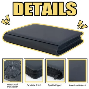 La carpeta Hot Tend Toploader posee 112 cargadores superiores de la carga lateral del álbum de cargador superior de bolsillo para tarjetas de intercambio en 3x4''topLoaders mtg/tcg 10 mejores carpetas de tarjetas de ventas 4 bolsillo - №10