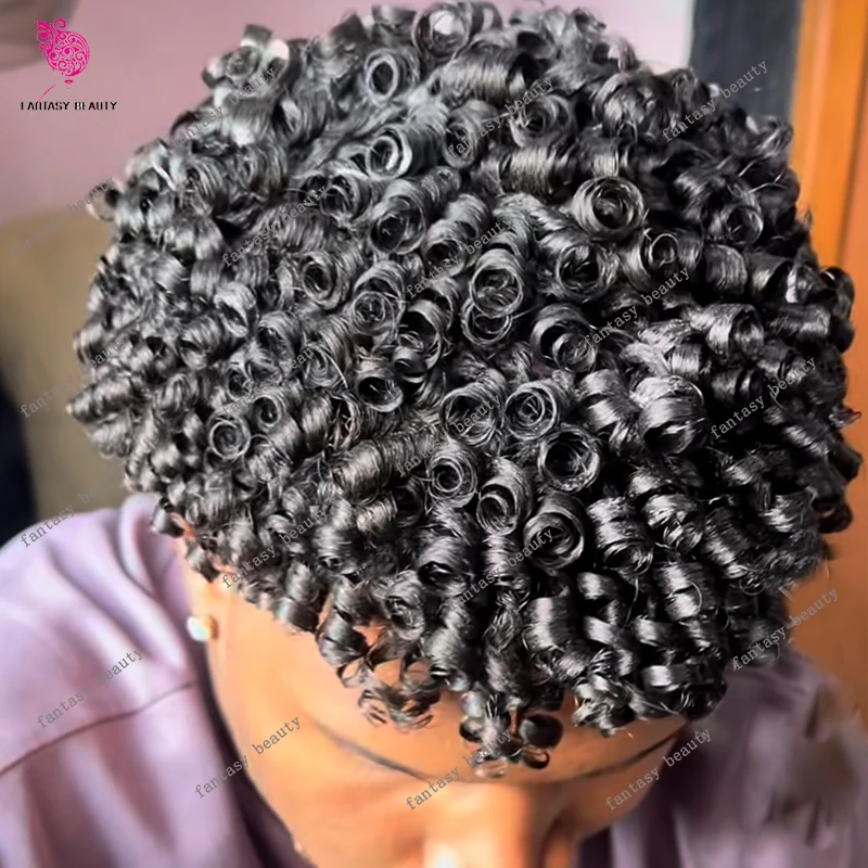 

Необнаружимый 15 мм афро-кудрявый 1b20 1b65 Серый Черный мужской парик Протез Супер прочный Полный PU База Микрокожа Каштановая система волос