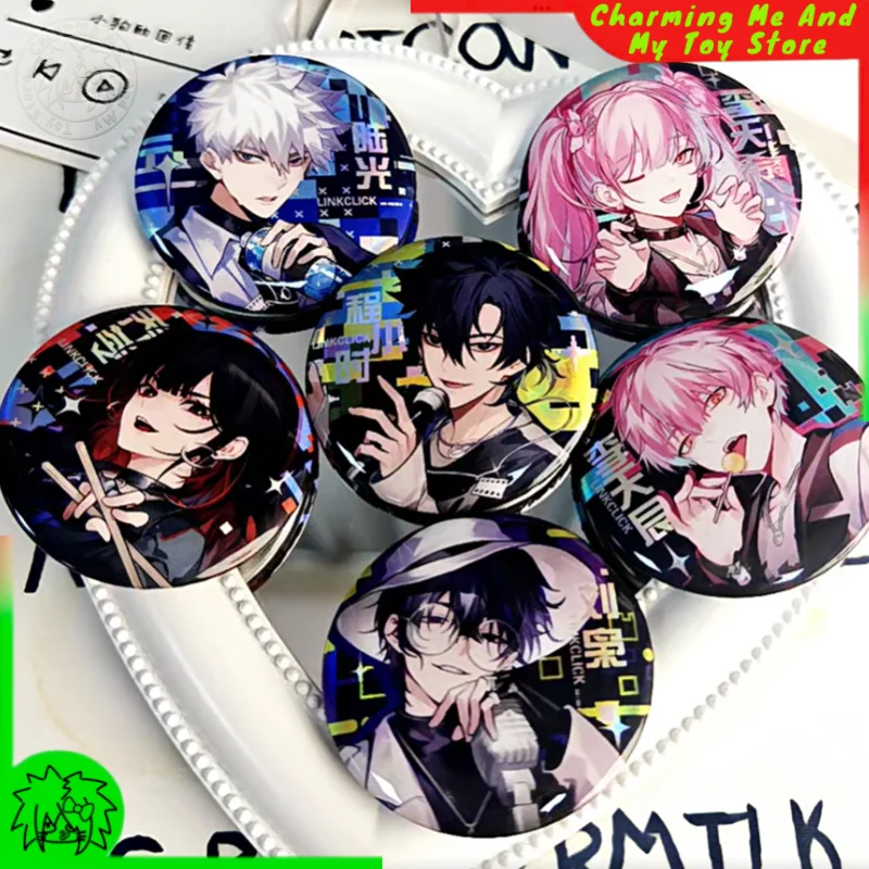 

В наличии Link Click Musicfes Series Charles Lucas Vein Li Tianchen Li Tianxi Официальный аниме Периферийный жестяной значок Товары Подарки