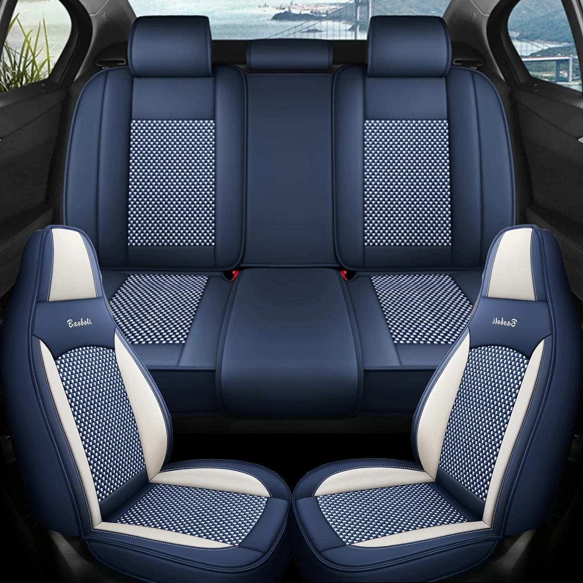 For polo 9n3 leapmotor b05 citroen c5 aircross bmw f30 march Car Seat Cover Protector Interior Accessories Full Set