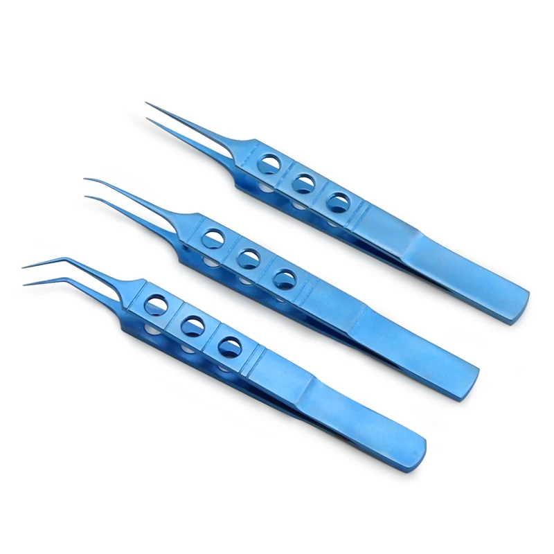 

11cm double eyelid tool ophthalmic instrument platform toothed forceps with hook fat forceps micro forceps