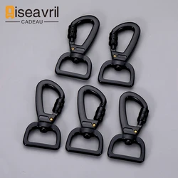 1/2pcs 70mm Carabiner Set for Key Camping Survival Outdoor Keychain Clip Metal Tactical Caribiner Hook Karabiners with Lock