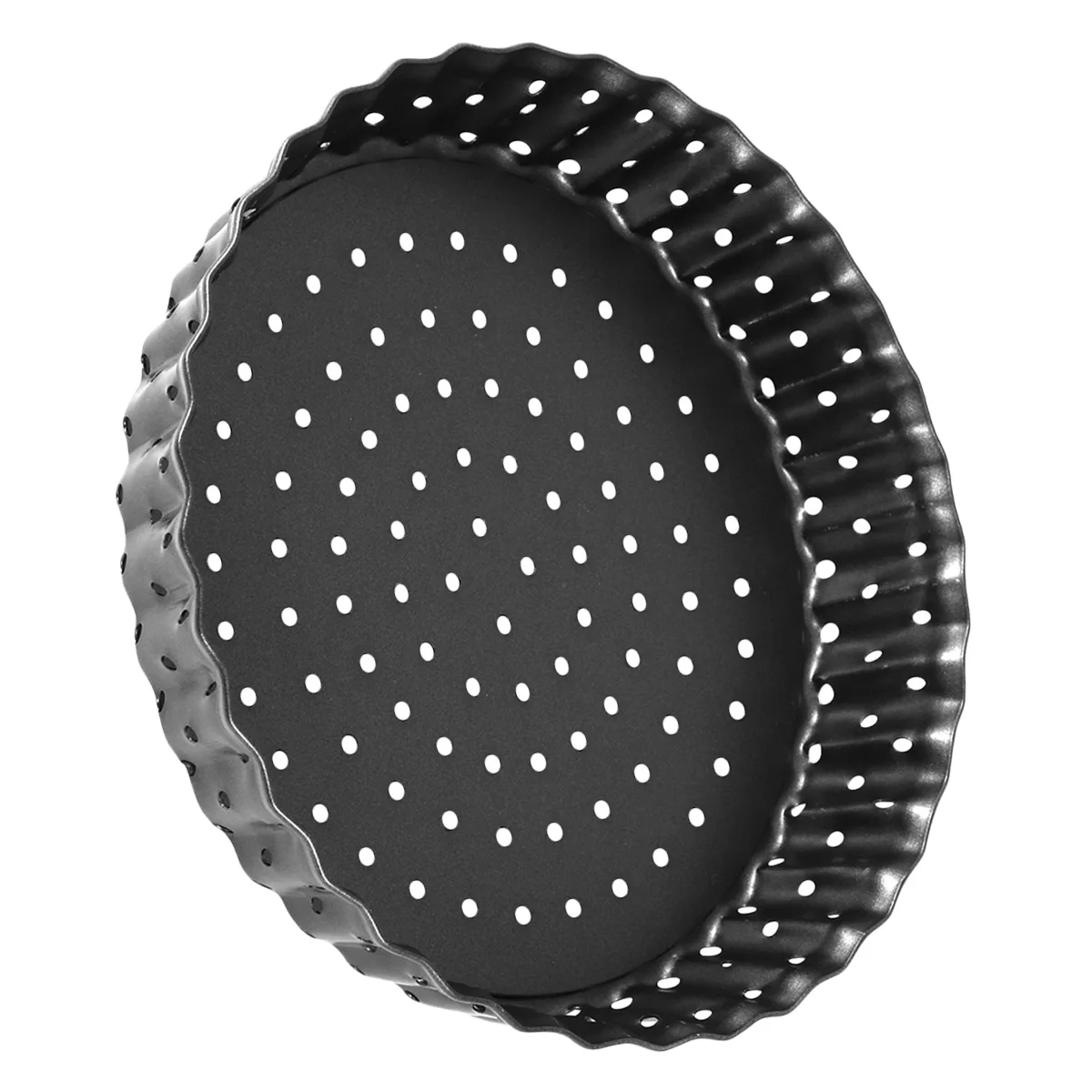 

5-дюймовая форма для пиццы со съемным дном, антипригарным покрытием из углеродистой стали, противень для выпечки чизкейка, пирога, кише, кексов, круглая духовка, сейф