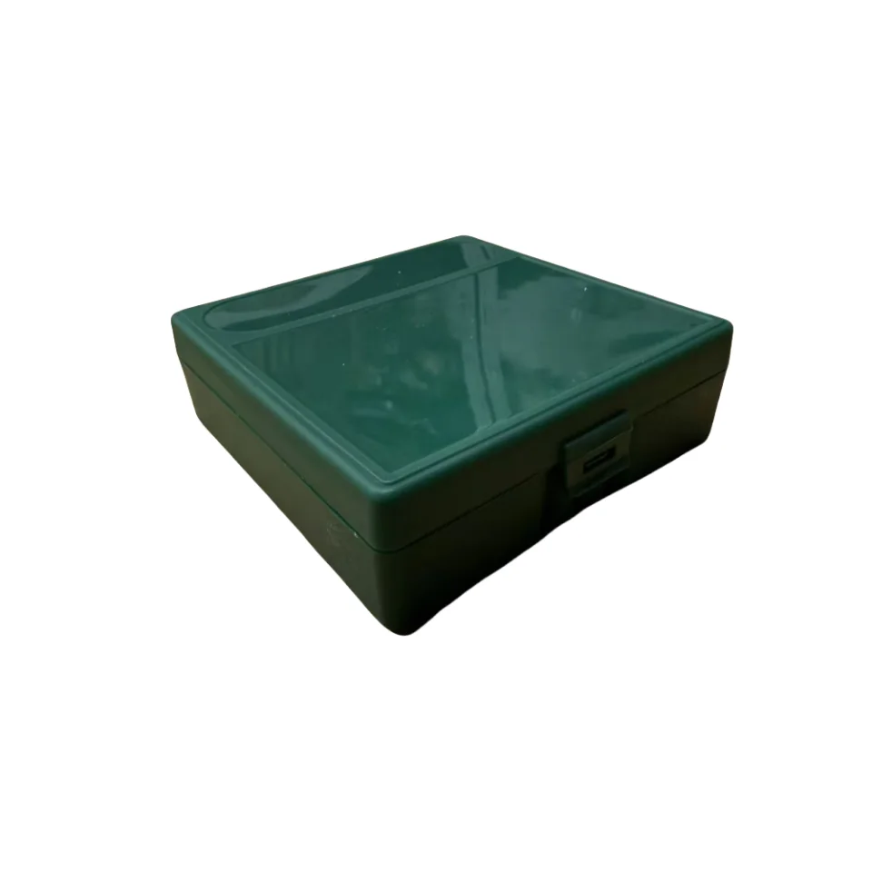 100 جولة صندوق تخزين الذخيرة التكتيكية ل 9 مللي متر بندقية مسدس الذخيرة الرصاص حامل الوجه العلوي المفصلي تصميم