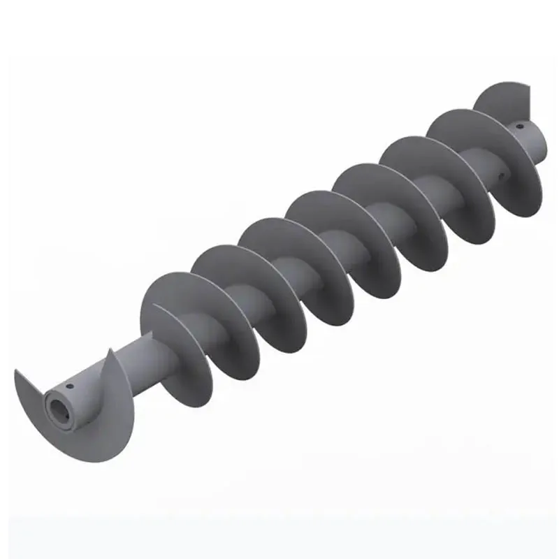 Custom Stainless Steel Shafted Screws Conveyors Endless Screws Spiral Spare Parts Continuous Mechanical Handling Equipment