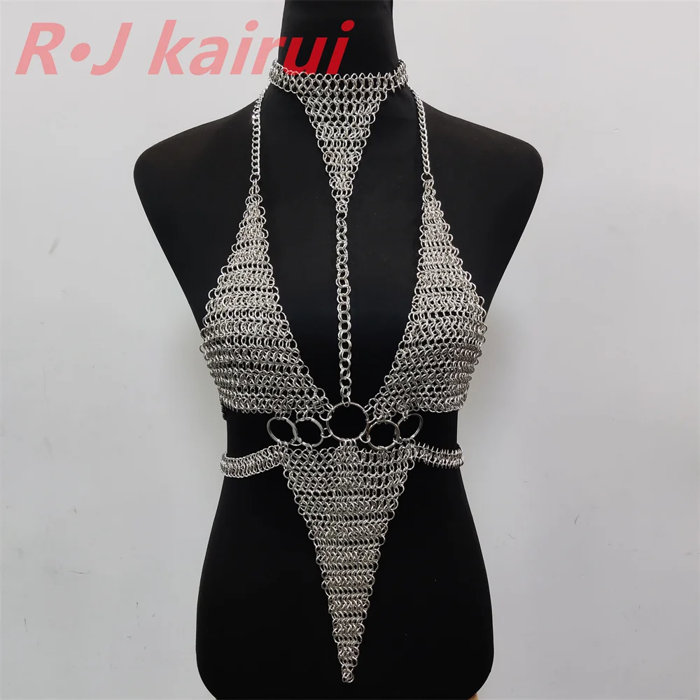 new-fashion-handmade-metal-iron-alloy-chains-neck-top-chains-unique-dancing-party-dress-jewelry