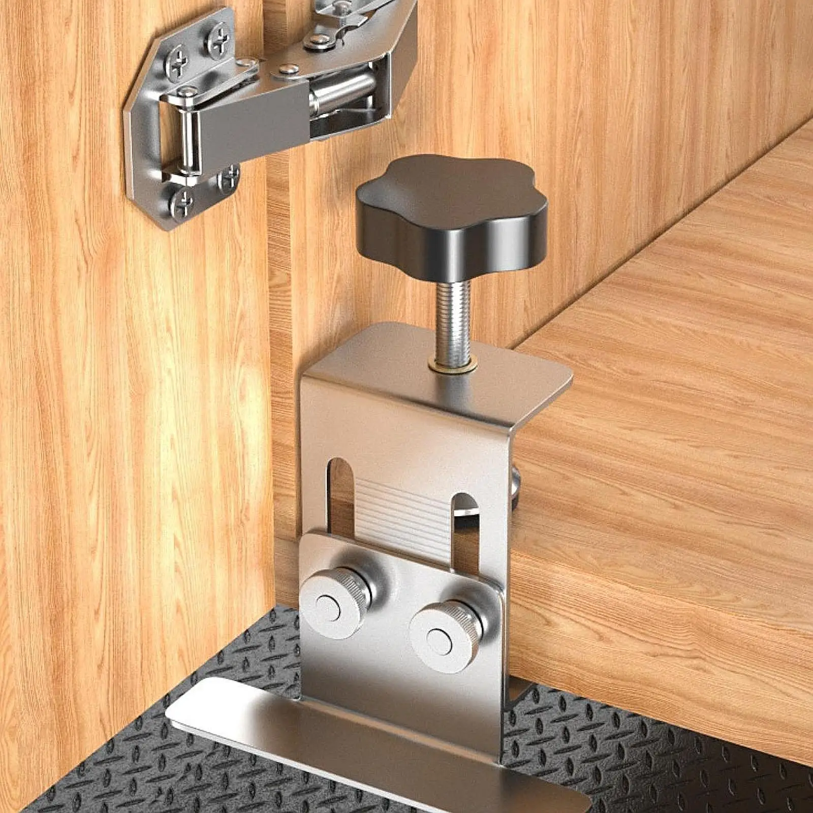 

Cabinet Door Installation Positioner Adjustable for Carpentry DIY Projects
