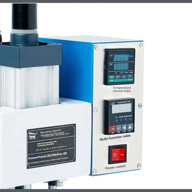 Pneumatic Hot Stamping Machine,Leather Hot Stamping Machine Creasing Transfer LOGO High Precision Automatic Roll Paper Hot