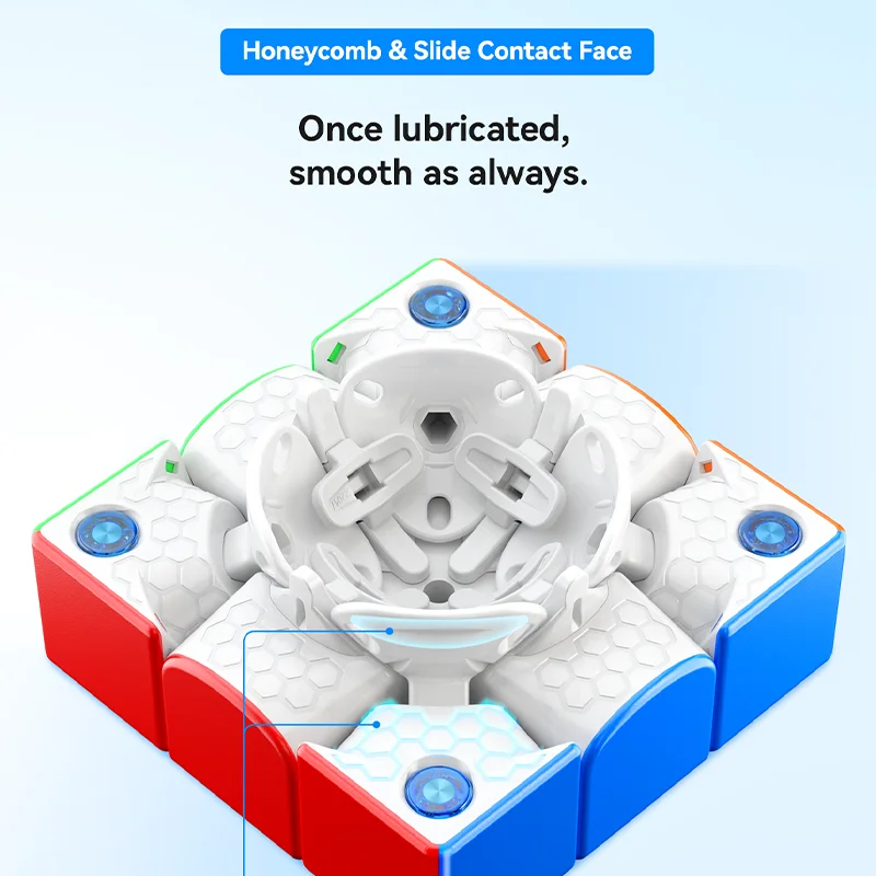 جان المغناطيسي ستيكيرليس سرعة مكعب ، ألعاب سحرية المهنية ، 356ME سبيدكيوب 3x3x3