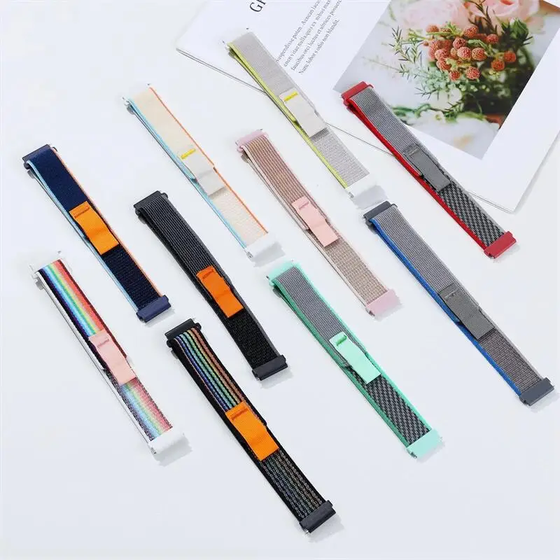 Pulseira de nylon para esportes ao ar livre, pulseira para oppo watch x x2 oppo watch 4 pro trail, para oneplus watch 2 one plus watch 46mm