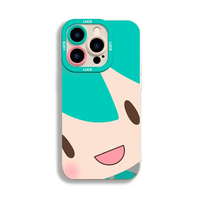 

Hatsune Miku niche kawaii mobile phone protective case suitable for full series of mobile phone notes mobile phone model gift