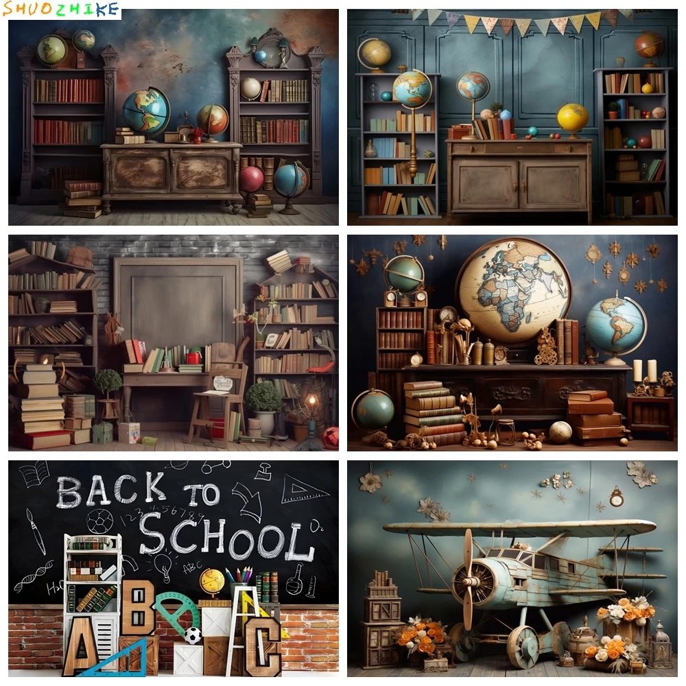 

Back To School Theme Scene Backdrop Photography For Baby 1st Birthday Backdrops Photo Photographic Party Background Photo Studio