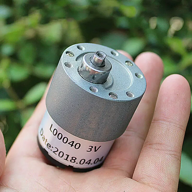 Mini Electric Gear Motor DC 3V-5V 430RPM CW CCW Forward Reverse Large Torque Metal Gearbox Geared Motor Speed Reducer  Robot