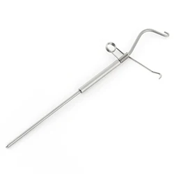 Dr.Fish Whip Finisher Fly Tying Tool Stainless Steel Tying Flies Knot Fly Fishing Lure Making Tool Rotatable Finisher 13.4cm