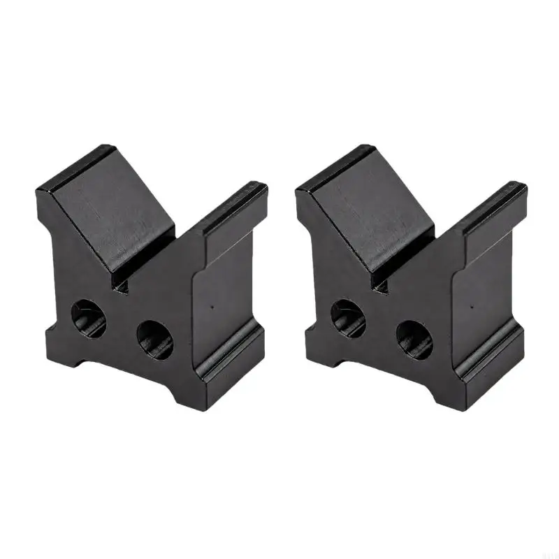 Placed Workpiece Supports for Lathe and Milling Areas, 2-Piece Plastic V-Shaped Set for Round Stock, Tubing, and M4YD