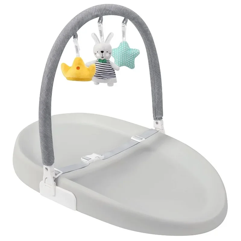 

Baby Changing Pad, Waterproof & Non-Slip, Includes Washable Cover, Safety Strap for Standard Dresser
