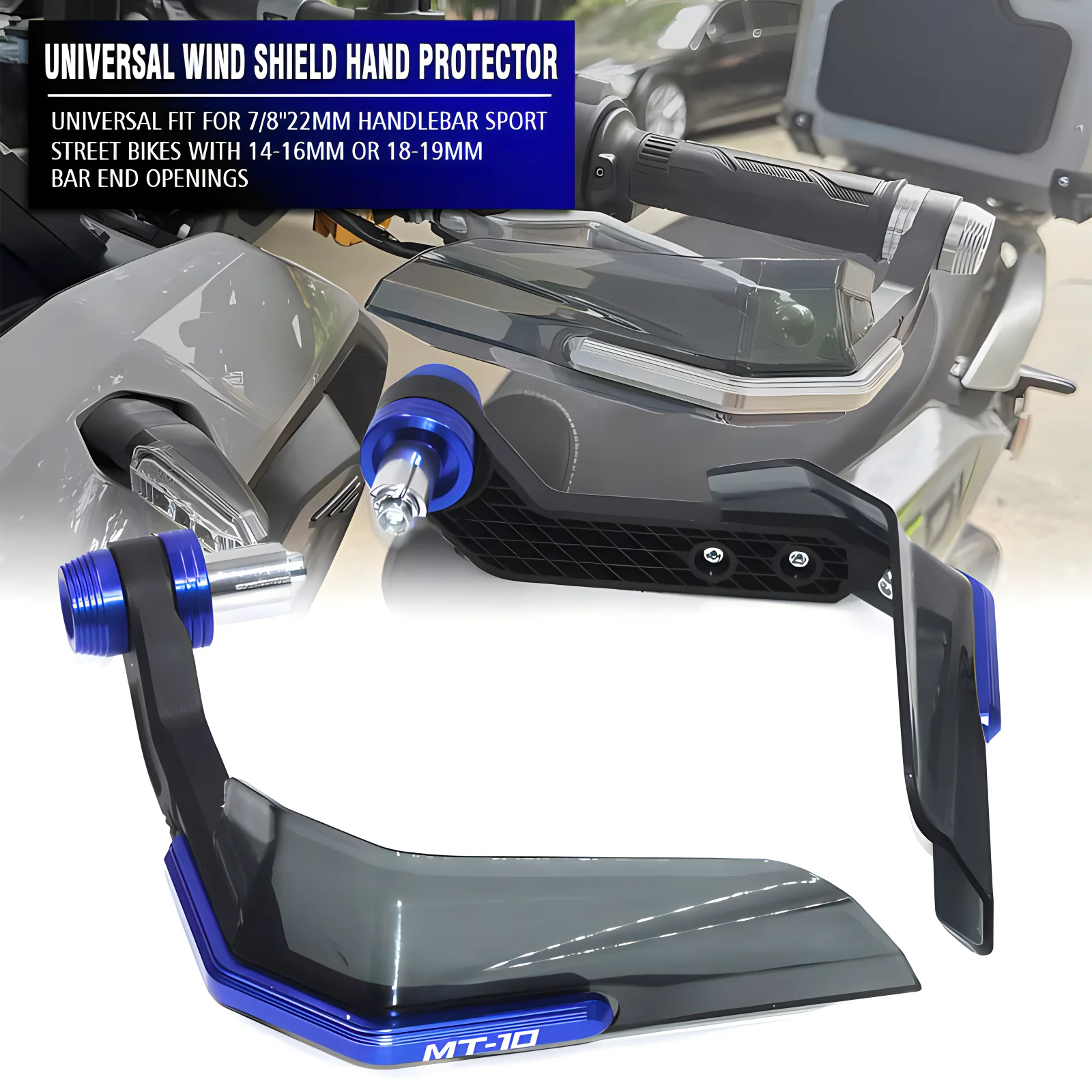 Apto para yamaha mt10 MT-10 mt10 sp motocicleta handguard escudo protetor de mão pára-brisa