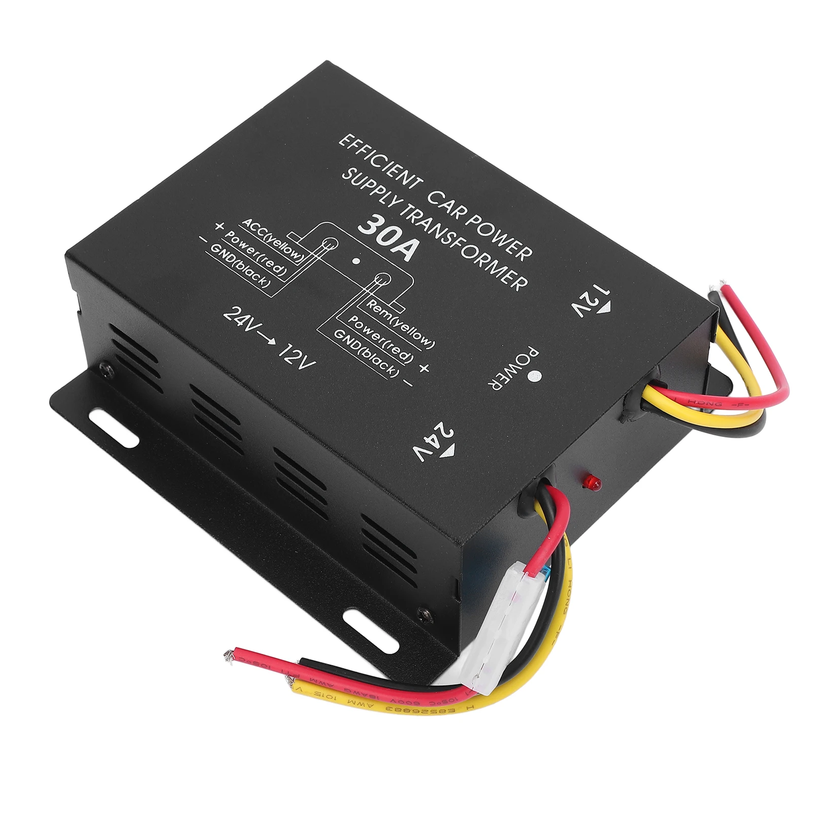 

24V to 12V DC Voltage Converter Powerful Car Power Supply Voltage Converter for Trucks Motorhomes SUVs Buses 30A 360W