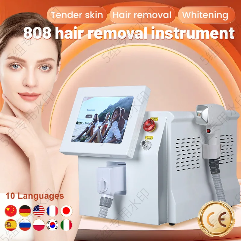 2025 Best Permanent depilation machine remove hair laser 808nm diode laser hair removal machine 755 808 1064 hair removal laser