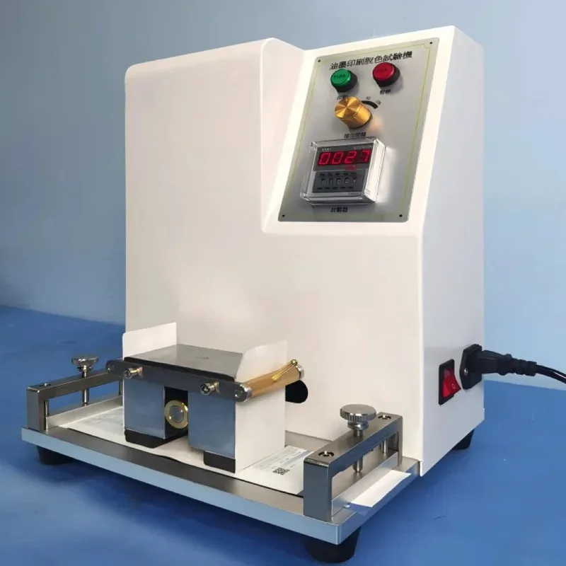 Automated Mechanical Ink hine Rub Resnce Paper Decolorization Lab Testing Equipment