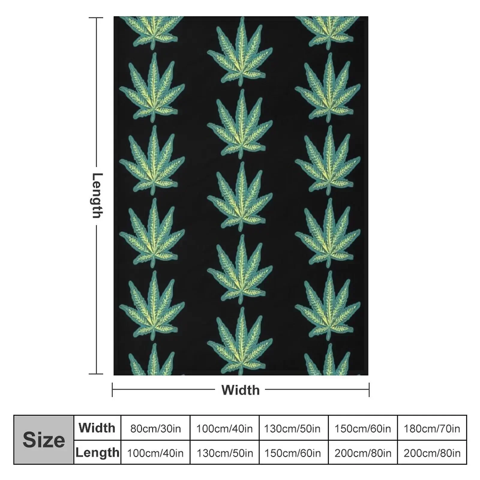 weed Throw Blanket Luxury Brand warm winter Blankets