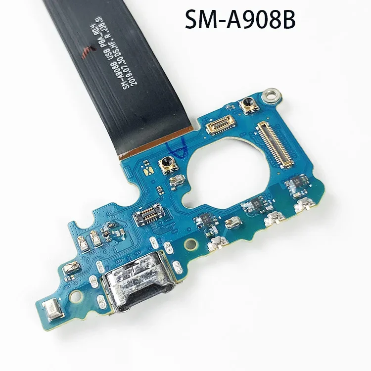 Charging Flex For Samsung Galaxy A90 5G / SM-A908N / SM-A908B USB Charge Port Jack Dock Connector Charging Board Flex Cable