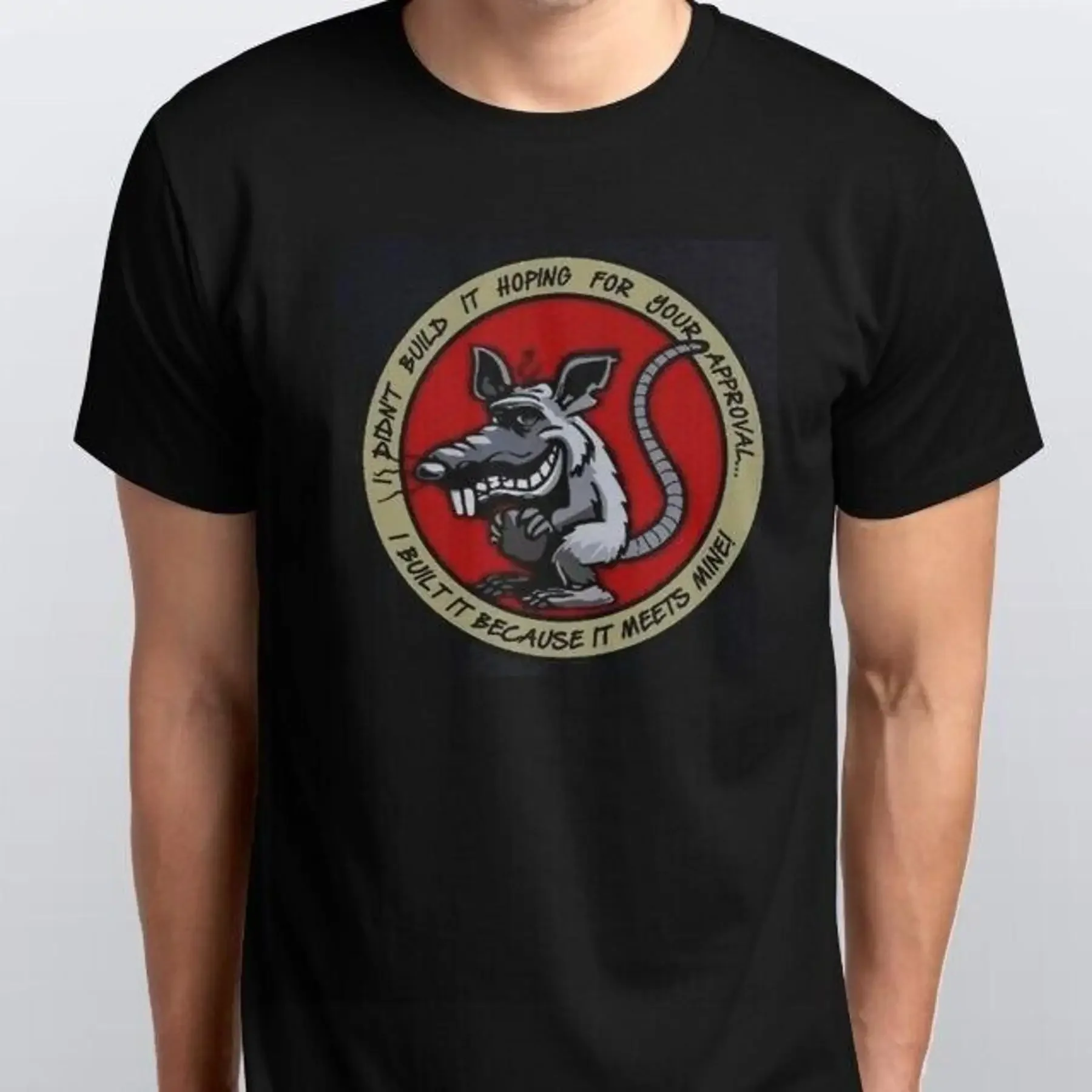 DIDN'T BUILD IT HOPING CAMISETA RETRO VINTAGE NEGRO BLANCO S M,L,XL,2XL