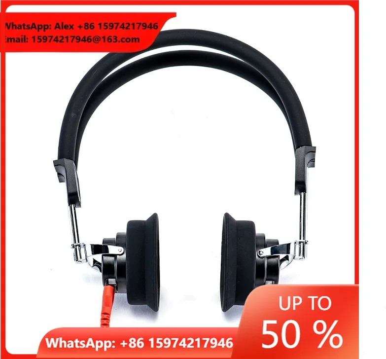 Promotional Quality High Frequency Transducer Audiometric Headset THD39/DD45 Noise Cancelling Earphones Wired For Hearing Tester