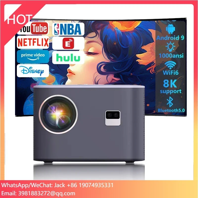 Proyector Acp 990 Aaxa Pico A10 Mini Hd A Pequeño 8K Uhd 5G 5000 Ansi Lumens 3Lcd Láser 4K Toptro Proyector Hy300 Ai