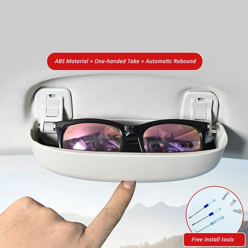 Upgrade Glasses Case for Volkswagen VW Passat B8 B9 2017 2018 2019 2020 2021 2022 Car Sunglasses Holder Storage Box
