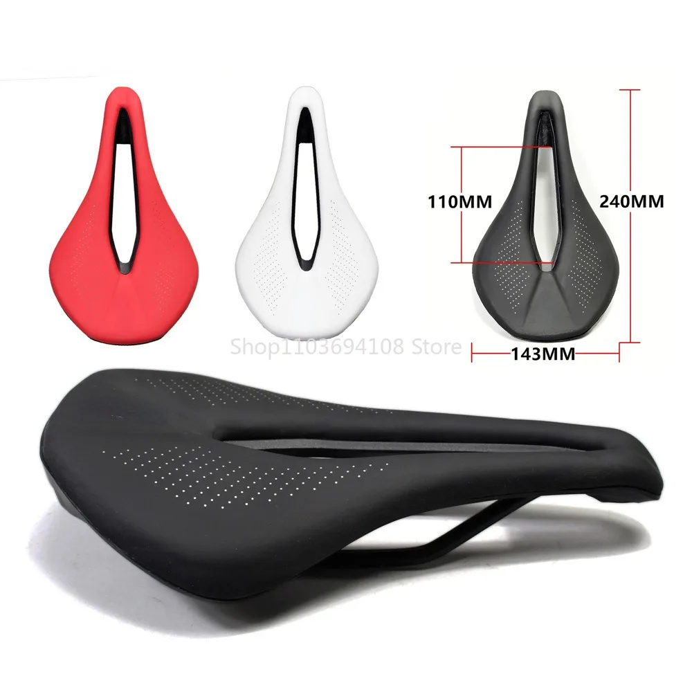 Bicycle Road Bike Wide Seat Cushion Comfortable Gel Soft Saddle Universal Seat Bag