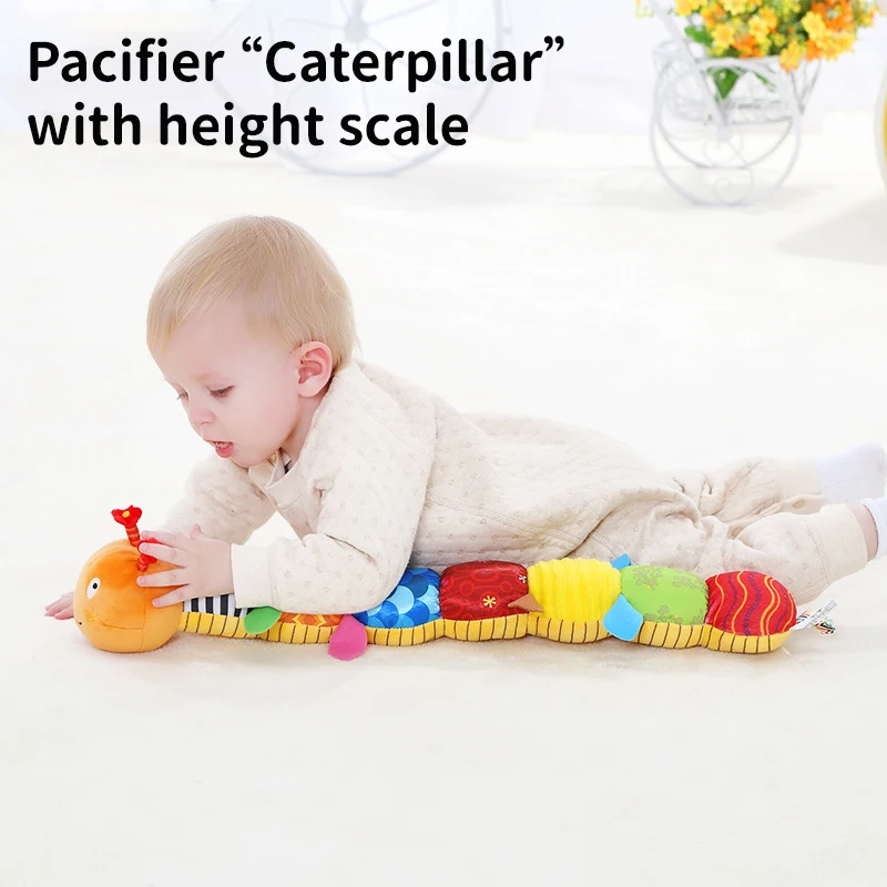 Baby Rattle Toys Stuffed Animal Crocodile Activity Soft Toy Educational Interactive Sensory Toy Newborn Toddler Gift 0 12 Months