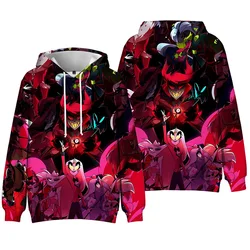 Nwe 2024 Cartoon Hazbin Hotel Children's Hoodie 3D Prited Leisure Hoodie For Men Kids Hot Fashion Streetwear Adult Kid Clothing