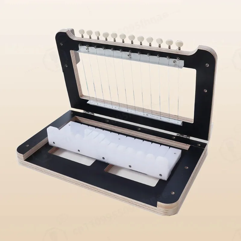 Manual Bamboo Soap Slicer with Steel Wire, Precisely Cut 1 Inch 1-12 Bars Handmade Soap Cutter