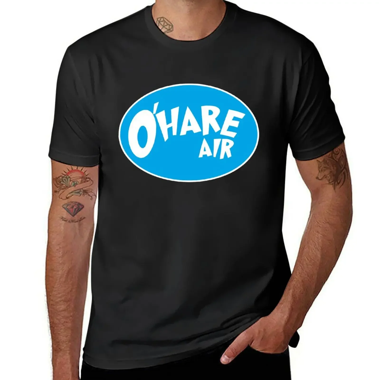 

O'Hare Air T-Shirt blanks vintage graphic tee Short sleeve tee men workout shirt