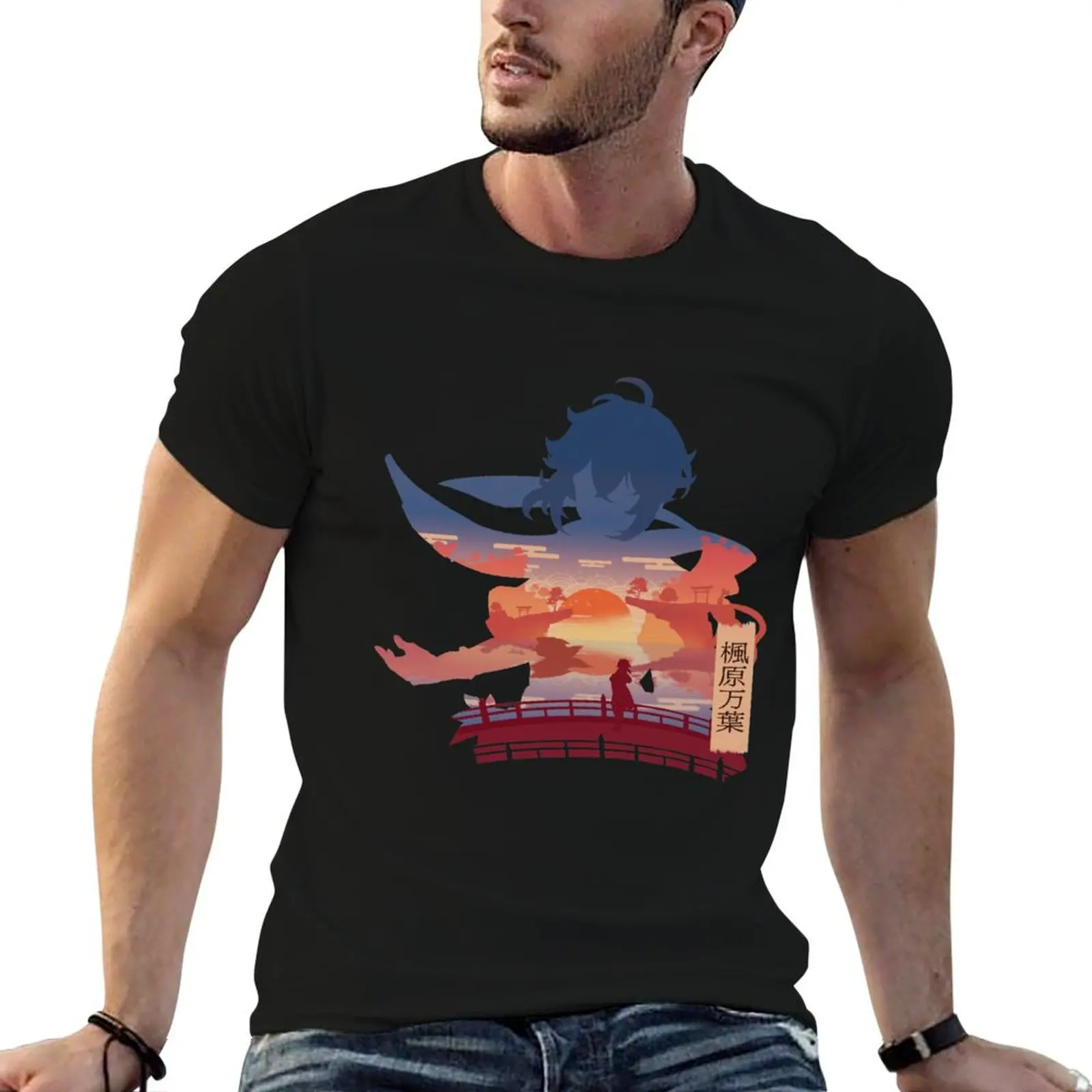 Kaedehara Kazuha Vision T-Shirt Anti-Pilling Casual T-Shirt