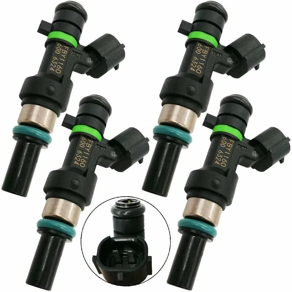 

16600-ED000 4Pcs Fuel Injectors For Nissan Versa 2008-2011 1.6L HR16DE