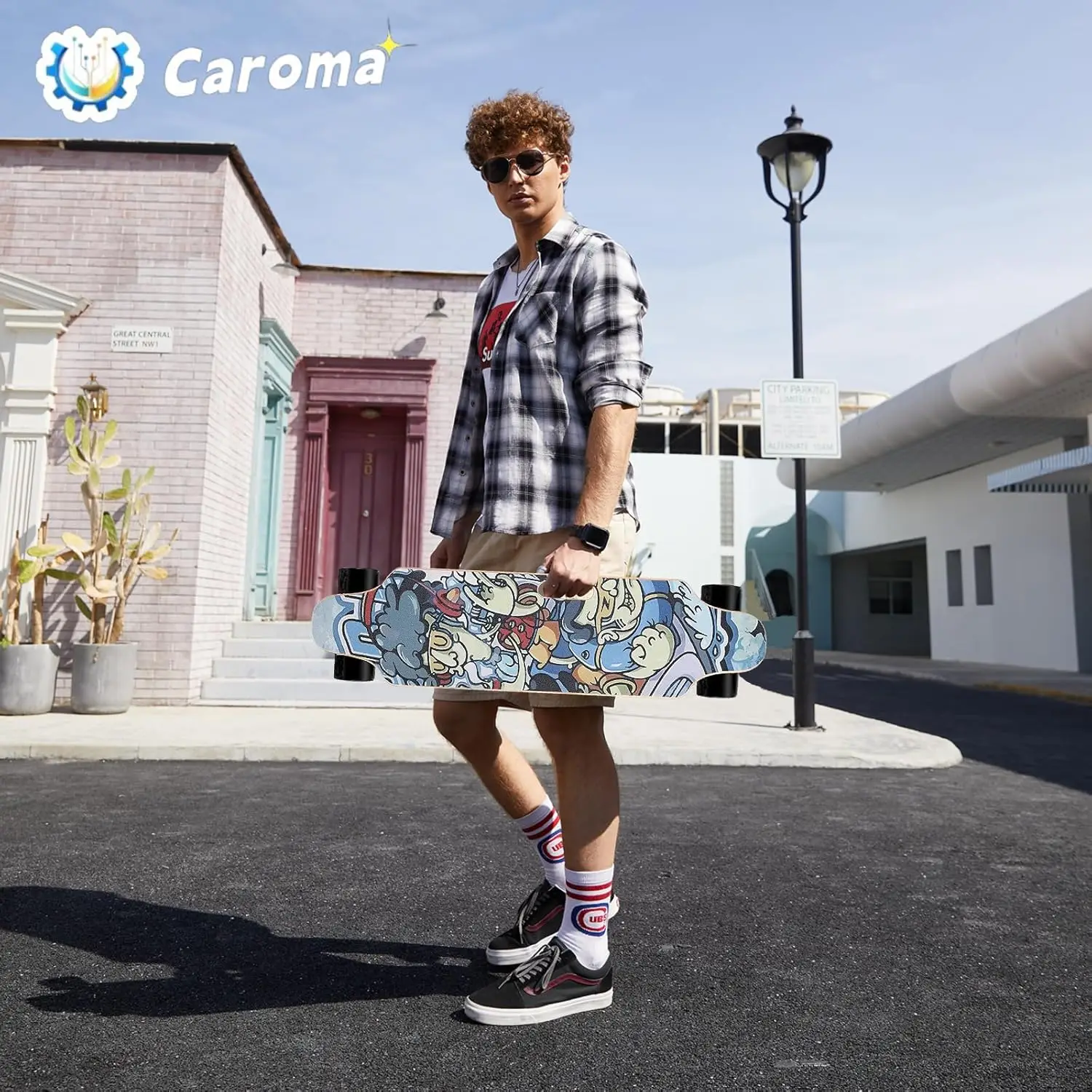 Electric Skateboards for Adults, 700W Brushless Motor, 18.6MPH Top Speed, 12 Miles Max Range, 3 Speed Modes