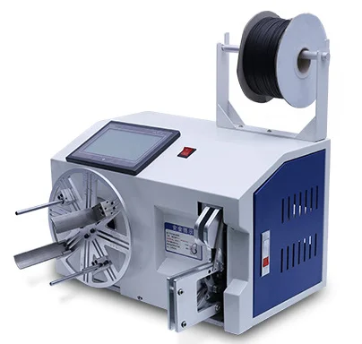 

HX-26 Automatic Electrical Flat Wire Wind and Twist Tie Machine Flat Noodle Cable Coil Winding Machine
