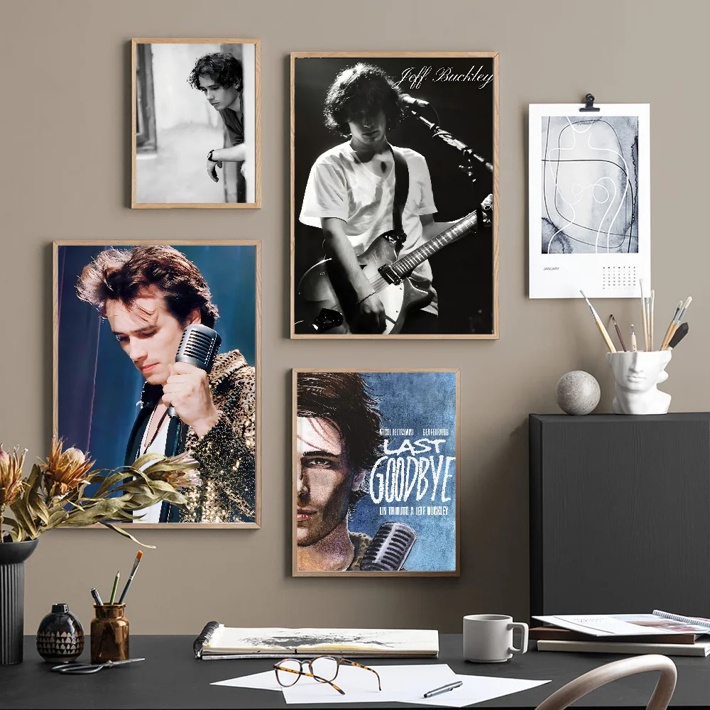 Jeff Buckley Classic Movie Posters Vintage Room Bar Cafe Decor Nordic Home Decor