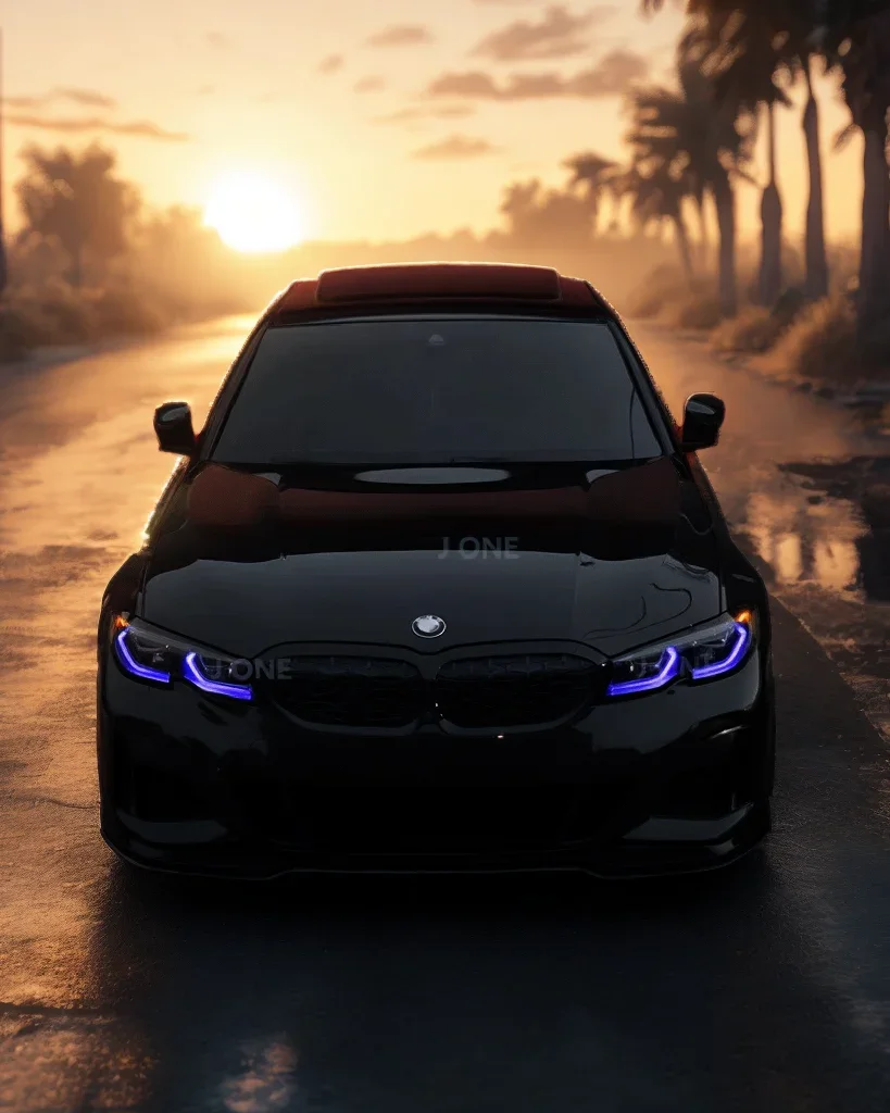 For BMW 3 Series 2019-2022 G20 G21 320 325 330: RGB DRL Module, Full Spectrum DRL with Phone App Control & Customizable Modes